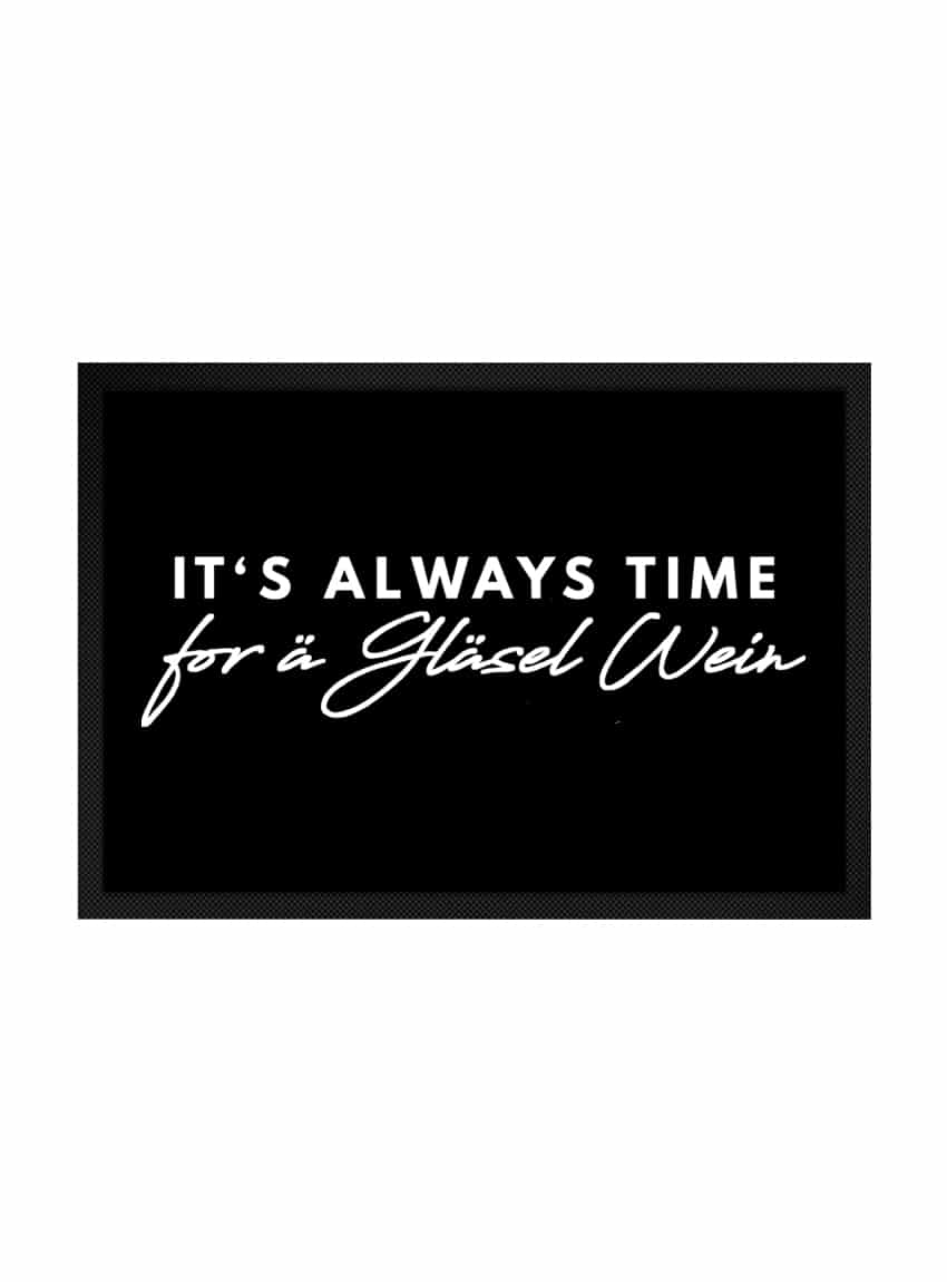 Fußmatte #GLÄSEL WEIN