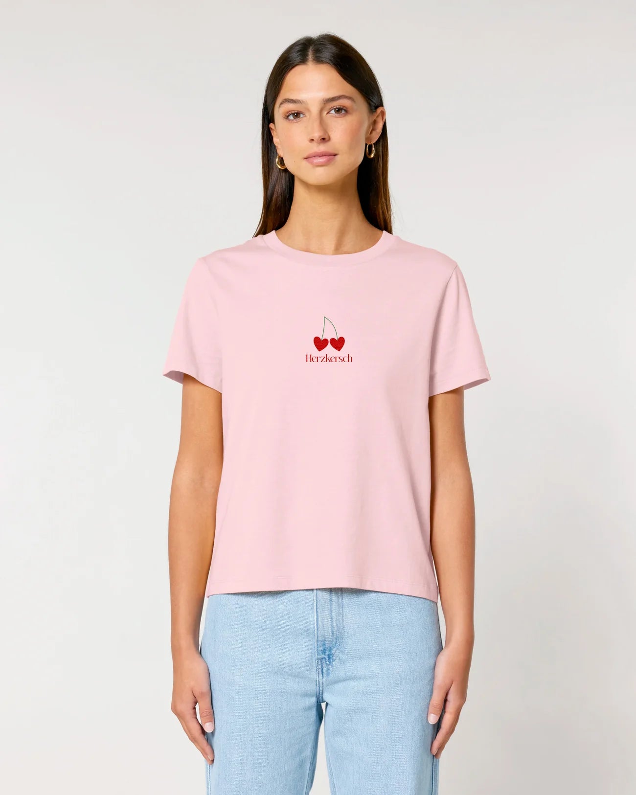 T-Shirt #HERZKERSCH rosa