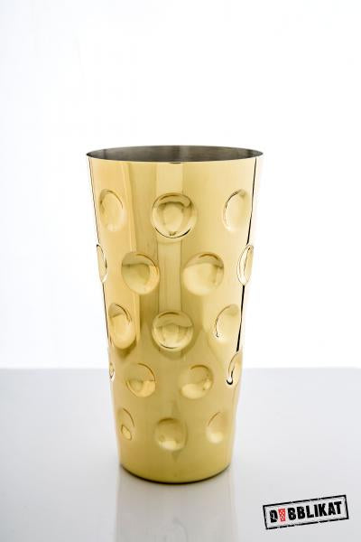 Gral - Dubbebecher aus Edelstahl und golden plattiert