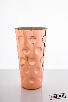 Gral - Dubbebecher aus Edelstahl und golden plattiert