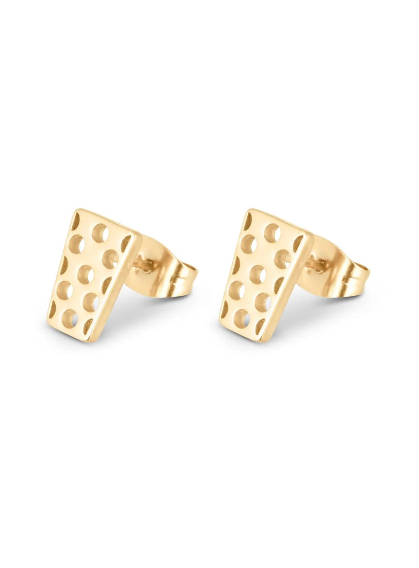 #DUBBESCHOBBE OHRSTECKER GOLD