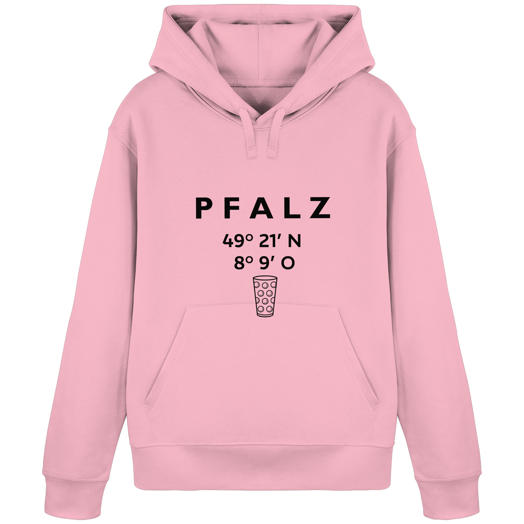 Pfalz Koordinaten - Organic Basic Hoodie