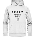 Pfalz Koordinaten - Organic Basic Hoodie