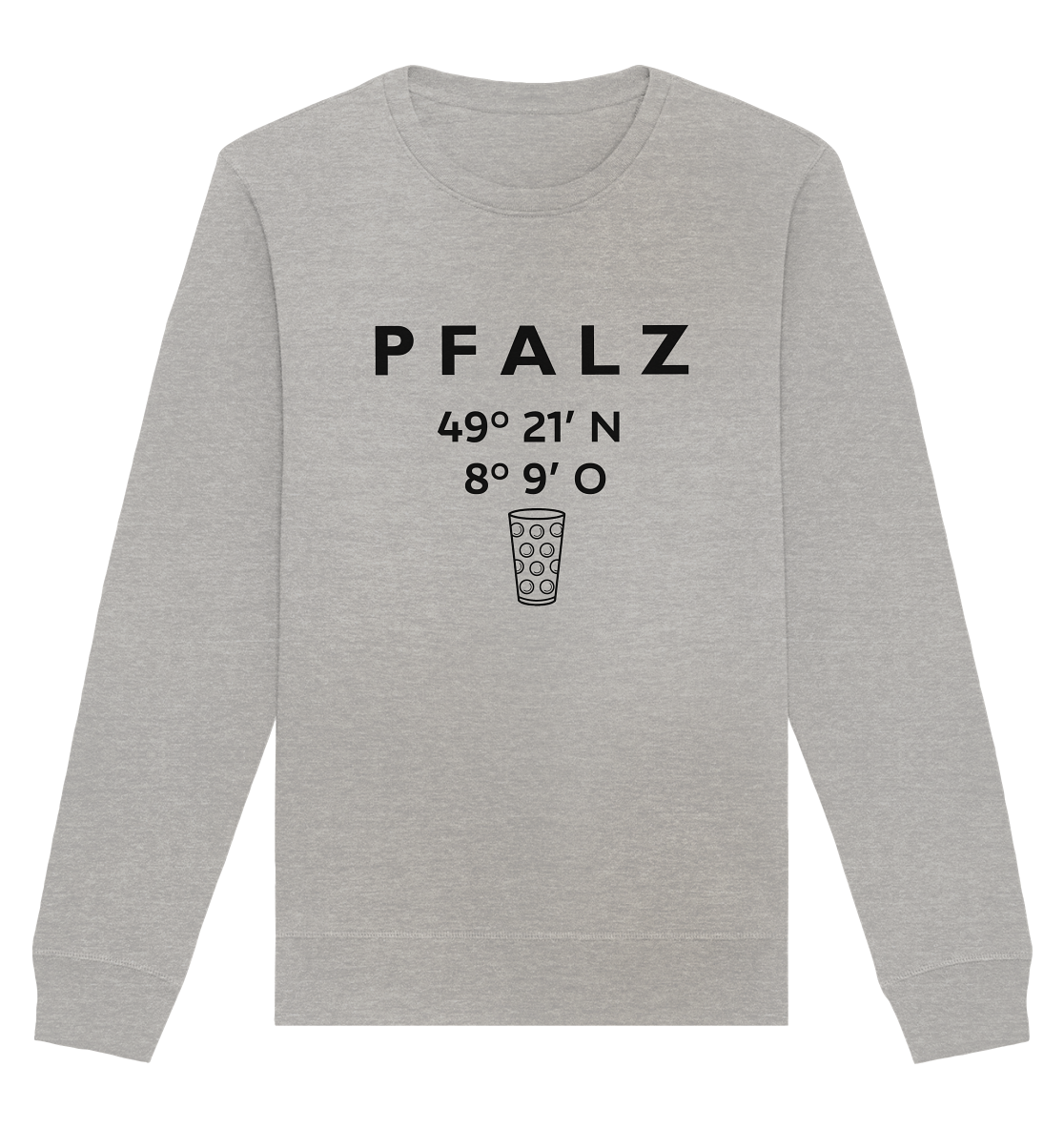 Pfalz Koordinaten - Organic Basic Unisex Sweatshirt