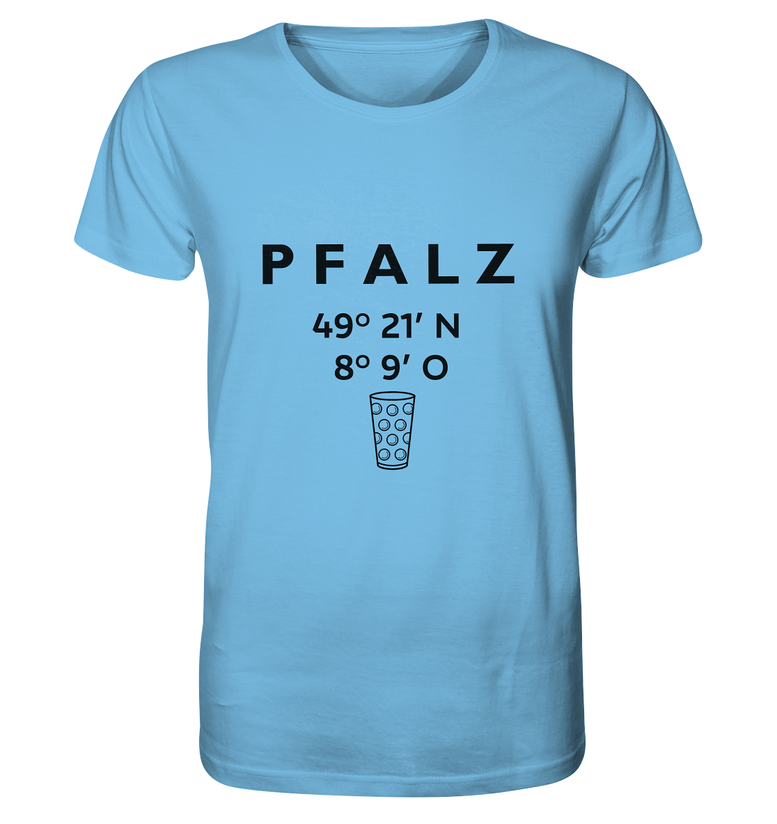 Pfalz Koordinaten - Organic Shirt