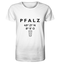 Pfalz Koordinaten - Organic Shirt