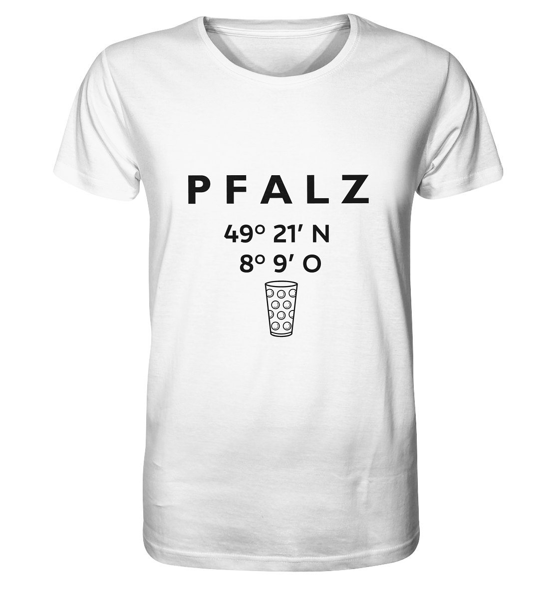 Pfalz Koordinaten - Organic Shirt