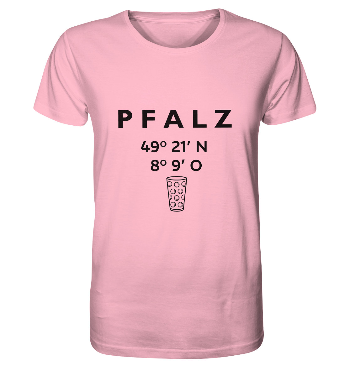 Pfalz Koordinaten - Organic Shirt